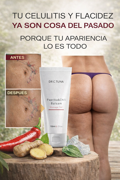 GEL REDUCTOR  Flacidez   - Inflamación - Estrías  D.R.C.  TUNA