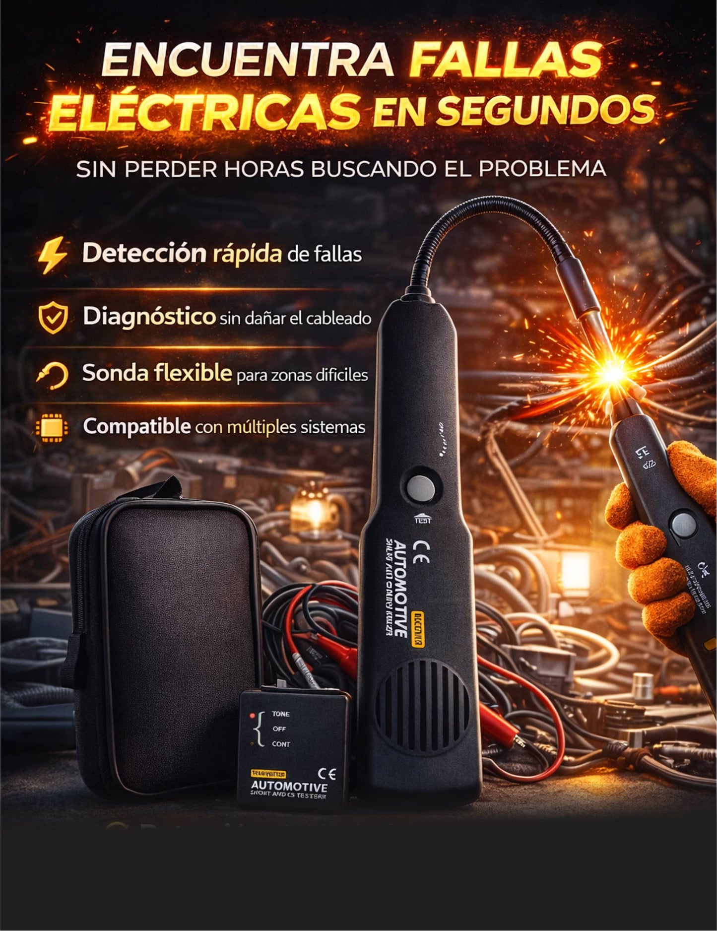 RASTREADOR DE FALLAS ELECTRICAS Y CIRCUITOS